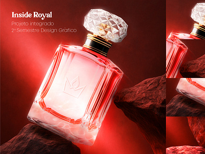 Inside Royal - Parfum branding design gráfico graphic design logo photoshop
