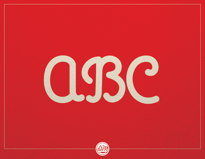 Poster Print brushstroke decorative face family font fontself type typography