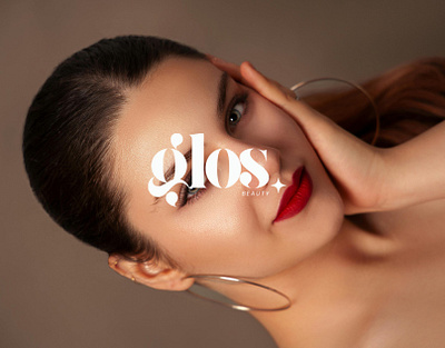 Glos beauty skincare brand identity, Face serum beauty beauty logo beauty product beauty serum bottle branding cosmetic cosmetology face serum graphic design label design makeup mockup packaging packaging design serum skin skin care