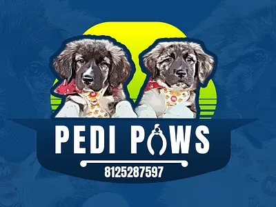 Pedi Paws - Logo Design adobe best branding business clean creative graphic design icon design illustrator logo logo desigbn minimal simple ui vector