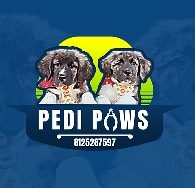 Pedi Paws - Logo Design adobe best branding business clean creative graphic design icon design illustrator logo logo desigbn minimal simple ui vector