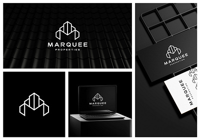 Marquee Properties – Luxury Real Estate Branding & Logo Design architectural logo black and white logo black branding mockup bold logo design branding presentation dribbble real estate elegant logo design logo inspiration luxury branding luxury real estate branding minimalist logo modern real estate brand monogram logo professional logo design property branding property logo design real estate agency branding real estate business card real estate identity real estate logo