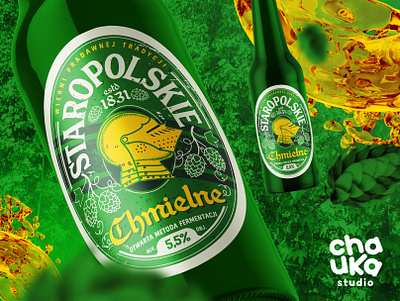 Staropolskie Classic Beer Label affinitydesigner ale beer beerlabel graphic design label vector