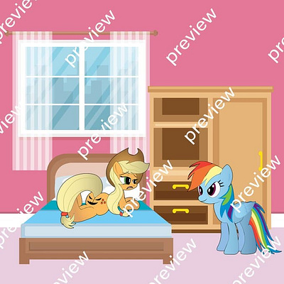 Pony couple art