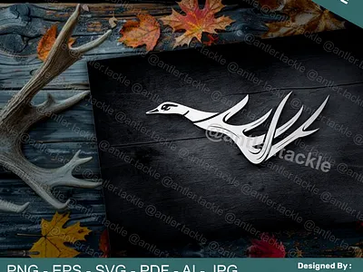 Duck Deer Antler Hunting Logo deer hunting duck deer antler duck hunting duck hunting logo hunting logo