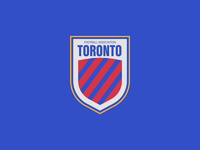 Toronto Football Association Logo america badgelogo creative design designlogo football logocreative logodesign sportslogo toronto uiux unitedstate