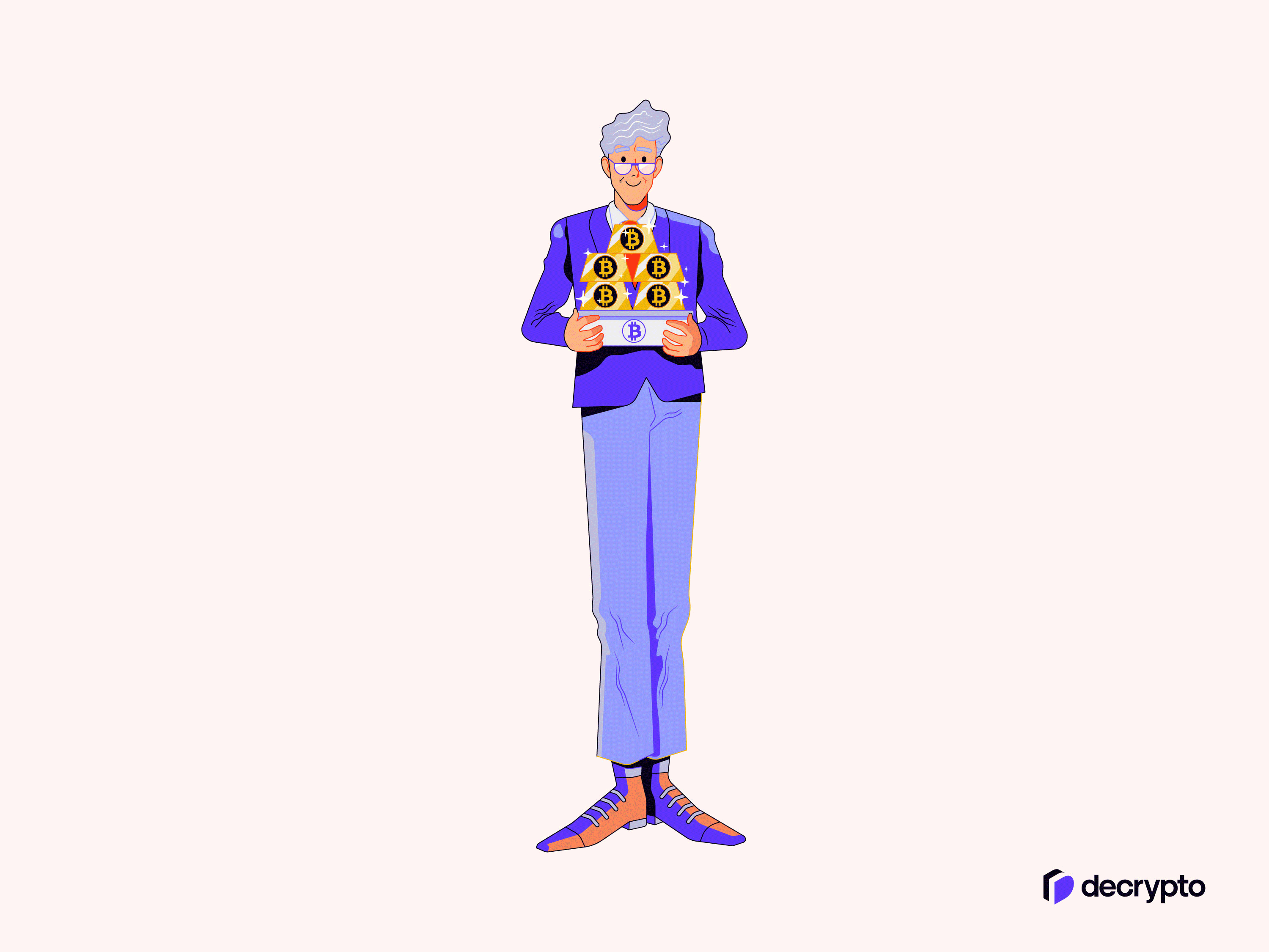 Decrypto illustration set. alegria style art direction brand branding character design corporate memphis crypto decrypto design digital art graphic design illustration illustrator trading vector