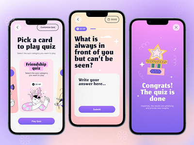 Onboarding Flash cards ui design