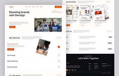 NExura Landing Page UI 3d animation app branding case study dashboard digital agency graphic design landing page logo motion graphics ui uiux ux web design website