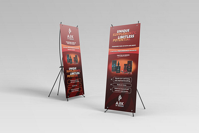 Ark of Sweden roll-up penta long size display 3d branding creative design graphic design illustration motion graphics roll up