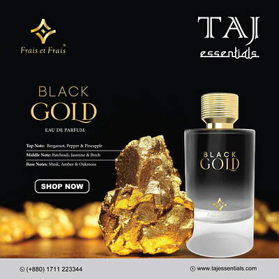 Frais et Frais perfume social media banner add branding graphic design illustration ui