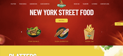 The brothers logo sweden street food brand identity branding creative design design illustration logo ui website website design