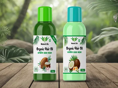 Organic Hair Oil Label Packaging Design hair oil box hair oil label hair oil label design organic organic hair oil packaging labelj product packaging design
