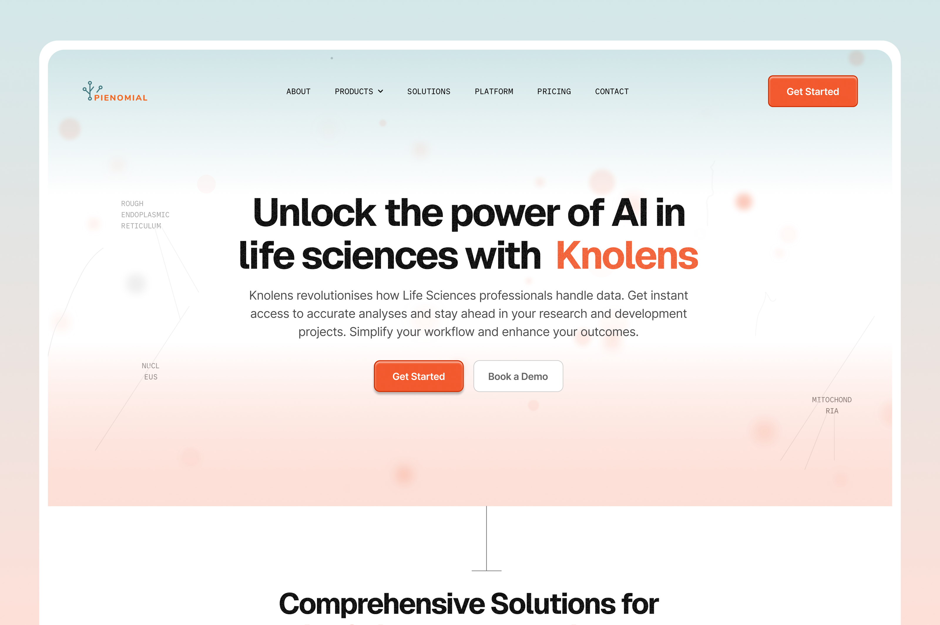 Example of Landing Page / Website Design