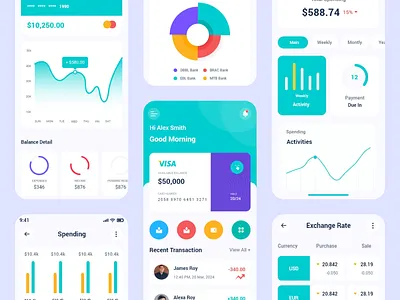Maxpay – Fintech Mobile App UI Template android bank app branding casestudy crypto app design currency exchange app figma fingergy mobile kit fintech app internet banking app ios mobile app mobile banking app money app money management topup mobile app ui uikits wallet app