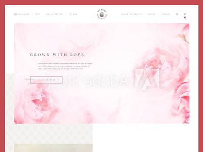 MyRose – Modern Floral Website Design user experience