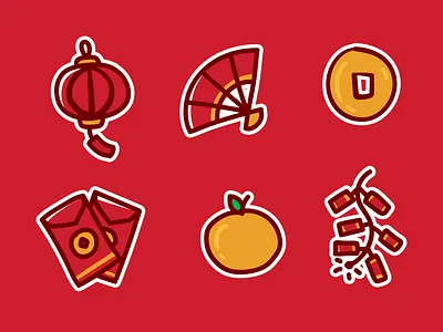 Imlek Icon Illustration asset design graphic design icon illustration imlek vector