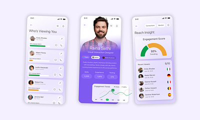 Personal Branding & Visibility Tracker for Creatives creativeprofile engagementanalytics networkingapp personalbranding profiletracker