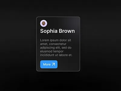 Card Hover Border Glow animation card cursor hover dark mode ui grid interaction landing page motion graphics nocode saas uiux