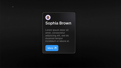 Card Hover Border Glow animation card cursor hover dark mode ui grid interaction landing page motion graphics nocode saas uiux