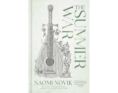 The Summer War X Studio Duco book cover etching fantasy instruments music publlishing