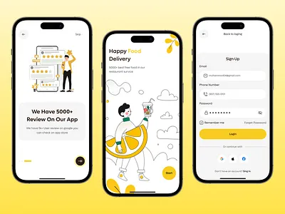 Food Delivery App Redesign 🍔📱 burger app delivery delivery app eat eating food food and drink food app food delivery food delivery app food delivery application food delivery service food design food order mobile app pizza research restaurant app tracking app uiux