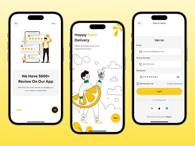 Food Delivery App Redesign 🍔📱 burger app delivery delivery app eat eating food food and drink food app food delivery food delivery app food delivery application food delivery service food design food order mobile app pizza research restaurant app tracking app uiux