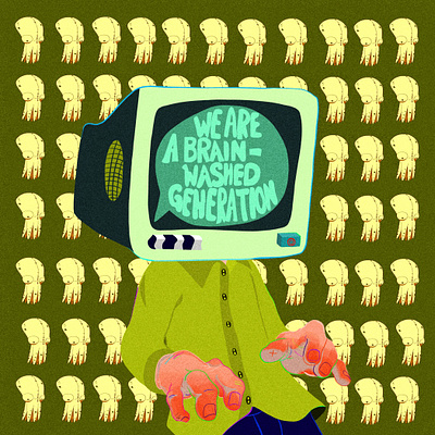 Plastic Minds – Illustration & Concept Art artofresistance artwithmeaning brainwashedgeneration conceptart contemporaryillustration digitalcontrol dystopianart emotioninart experimentalart generationalvoices glitchart illustrationoftheday narrativeart photoshopillustration procreateart socialcommentaryart surrealillustration symbolicart visualstorytelling youthandmedia