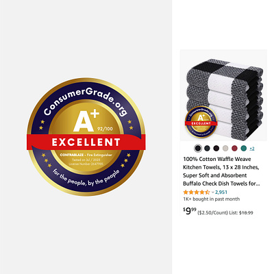 Grade label design for product badgage circle design e commerce grade label logo shop