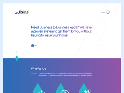 Linked Introductions – B2B Lead Gen Website UI/UX typography