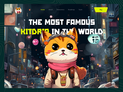 KITDRIP- crypto meme mem token ai coins crypto crypto website cryptocurrency design website illustration mem meme meme coin design memecoin website pepe roadmap token trading trend web design website crypto