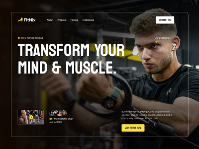 Fitnix Modern Gym & Trainer Website Template agency creative design fitness business website fitness website template framer template gym website design landing page modern no code website template responsive gym website seo optimized template ui ux wellness coach website