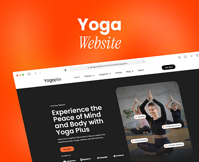 Yoga Plus Website Design figma design figma website fitness landing page lifestyle ui ui design ui ux website website design yoga website yogaplus