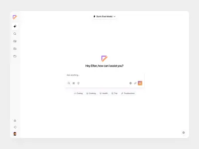 Slurk - AI Chatbot ai ai chatbot ai dashboard ai design ai tools artificial intelligence chat chatbot chatgpt clean dashboard dashboard ui gpt minimalist orange product design purple saas ui ux