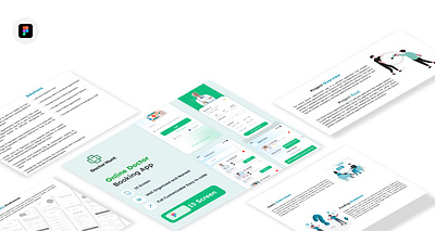 Doctor Hunt - Mobile App branding case study design doctor graphic design illustration illustrator information architecture jj logo medicine minimal mobile photoshop poster ui user flow ux ux research vector