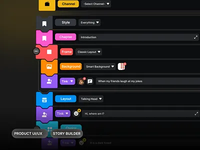 Inspire - Children's Story Creator Product UI/UX ai story app block builder branding builder blocks connected design illustration india logo mobile nihalgraphics product design product designer story builder ui ux