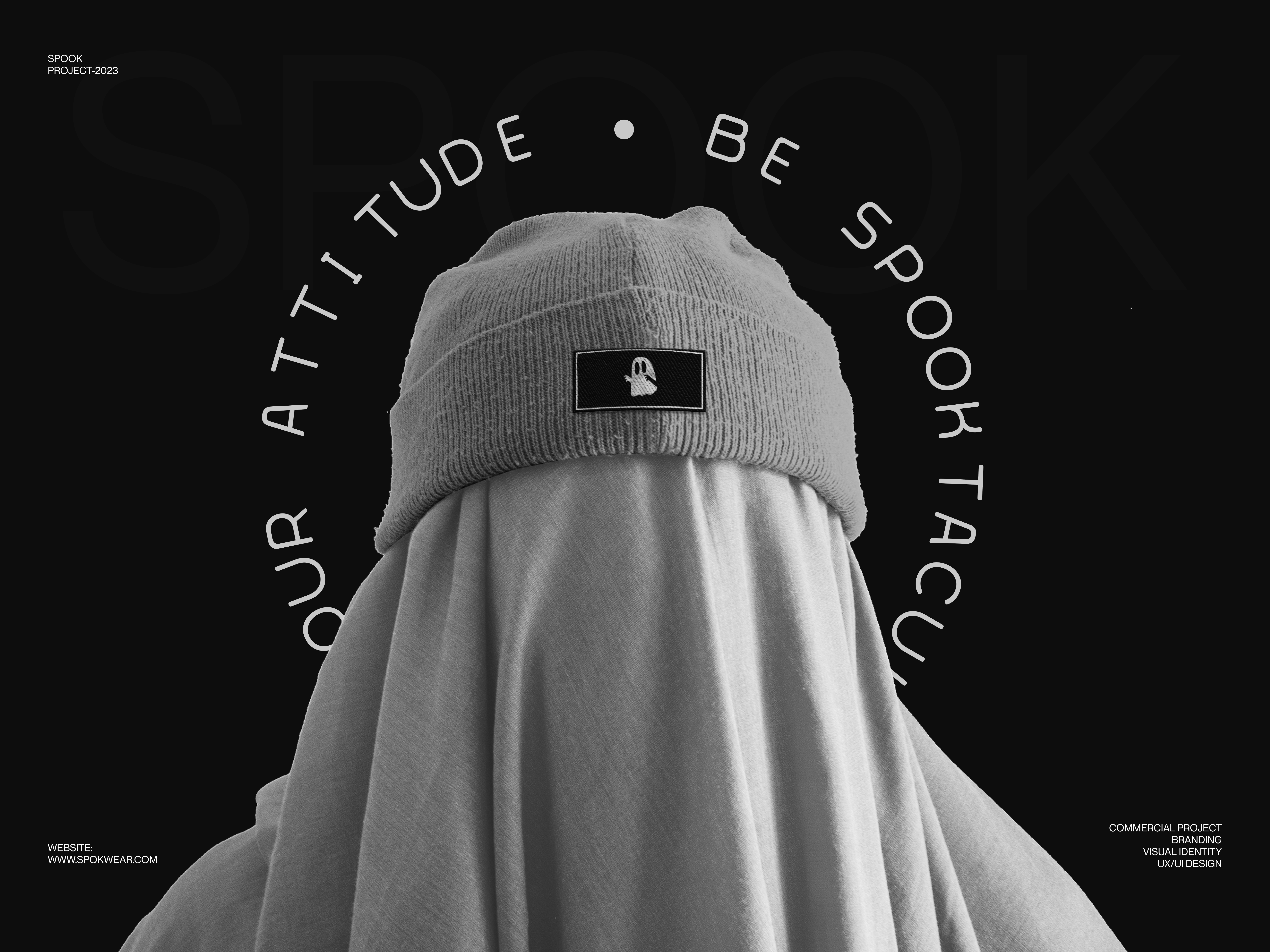 SPOOK® | Visual Identity apparel brand identity branding clothing fashion logo design streetwear visual identity