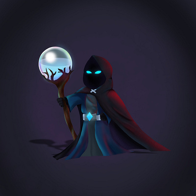 Spell mage character clash of clans coc design game graphic design hero horror illustration mage magic power spell supernatural troupe vector witch