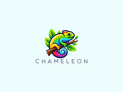 Chameleon Logo animal animal logo animals brand branding chameleon chameleon brand chameleon logo chimera colorfull colorfull logo eagle lion lizard lizard logo logo logo design