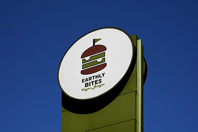 Earthly Bites (Burger Branding) brand identity branding burger branding food branding food packaging graphic design