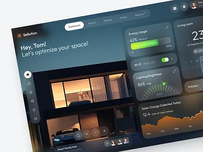 Web design, Dashboard for Smart Home analytics clean crm crypto dashboard design finance management modern platform product design saas task management ui ui design uiux ux ux design web website