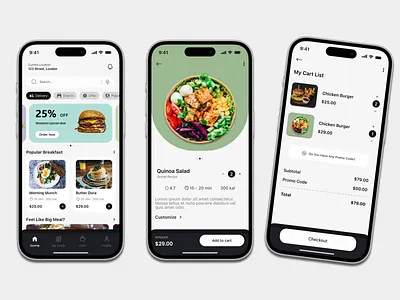 Food Ordering App app design figma food app food delivery app mobile app design mobile app ui ux online food ordering app ui ux