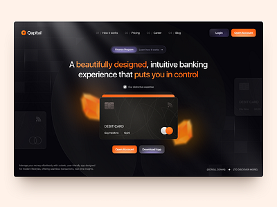 UI/UX for Digital Banking crypto dashboard design finance interface platform product product design saas service startup ui ui design uiux ux web web app design web design web platform website