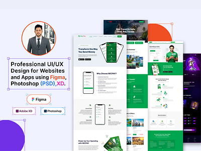 Professional UI/UX Designer branding design figma graphic design illustration landing page ui ux website