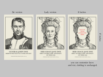 Royal engraving style portrait couple portrait custom portrait engraving historical portrait personalized portrait victorian vintage