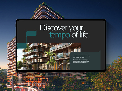 Urban mobile design for a residential complex 2025 agency creative dark design trend design trends ui ux web website