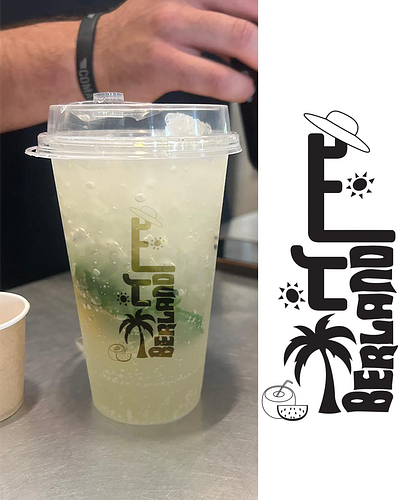 CUP Design, Cold Beverages branding cold beverages cup design digital painting graphic design illustration logo photoshop print design