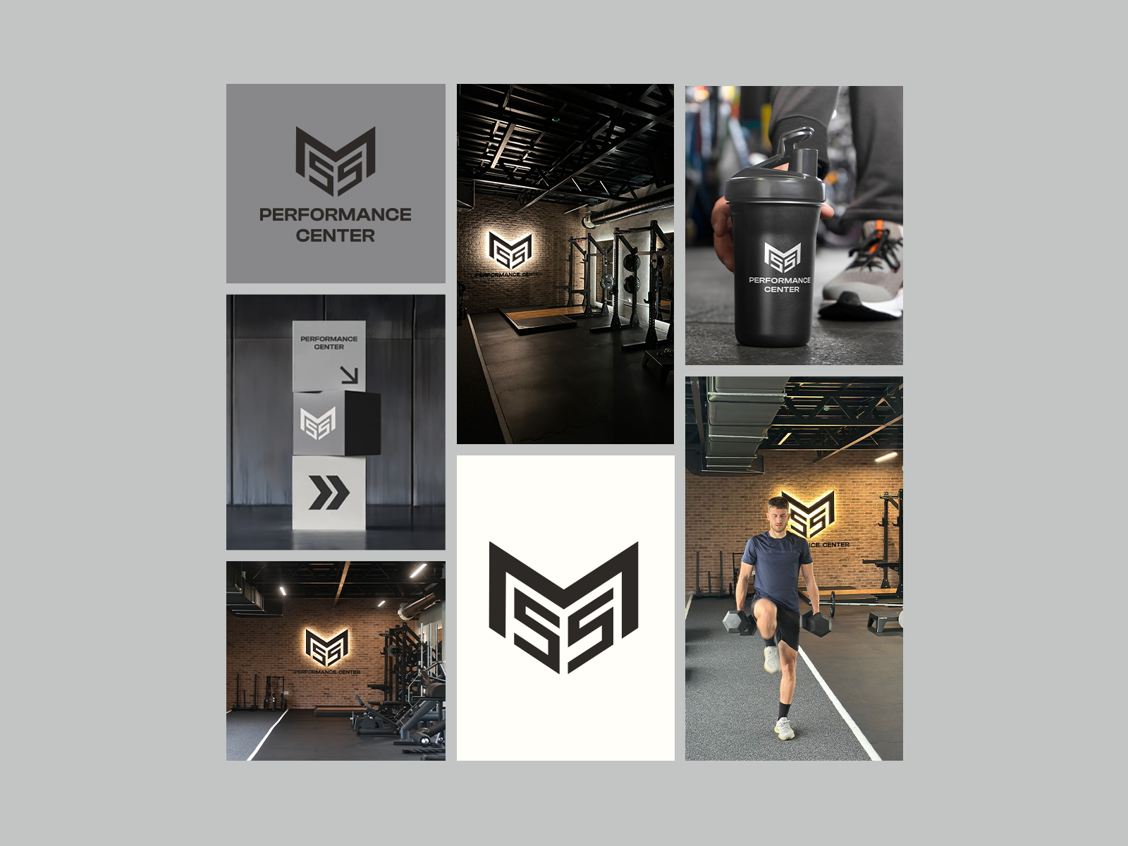 Visual Identity for M55 Performance Center adobe illustrator adobe photoshop brand identity branding design graphic design graphic designer logo