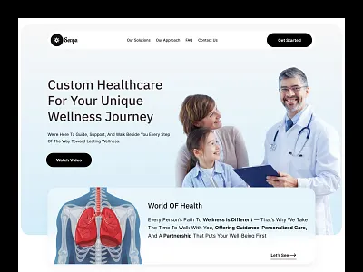 Medical care website custom health health care medical medical care mental care mental health morden design online doctor online medical product design saas web app website design wellness