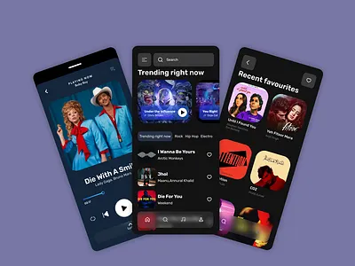 Music Player - 09/100 Days UI/UX Challenge dailyui figma figmadesign modernui musicplayer ui uiuxdesign ux